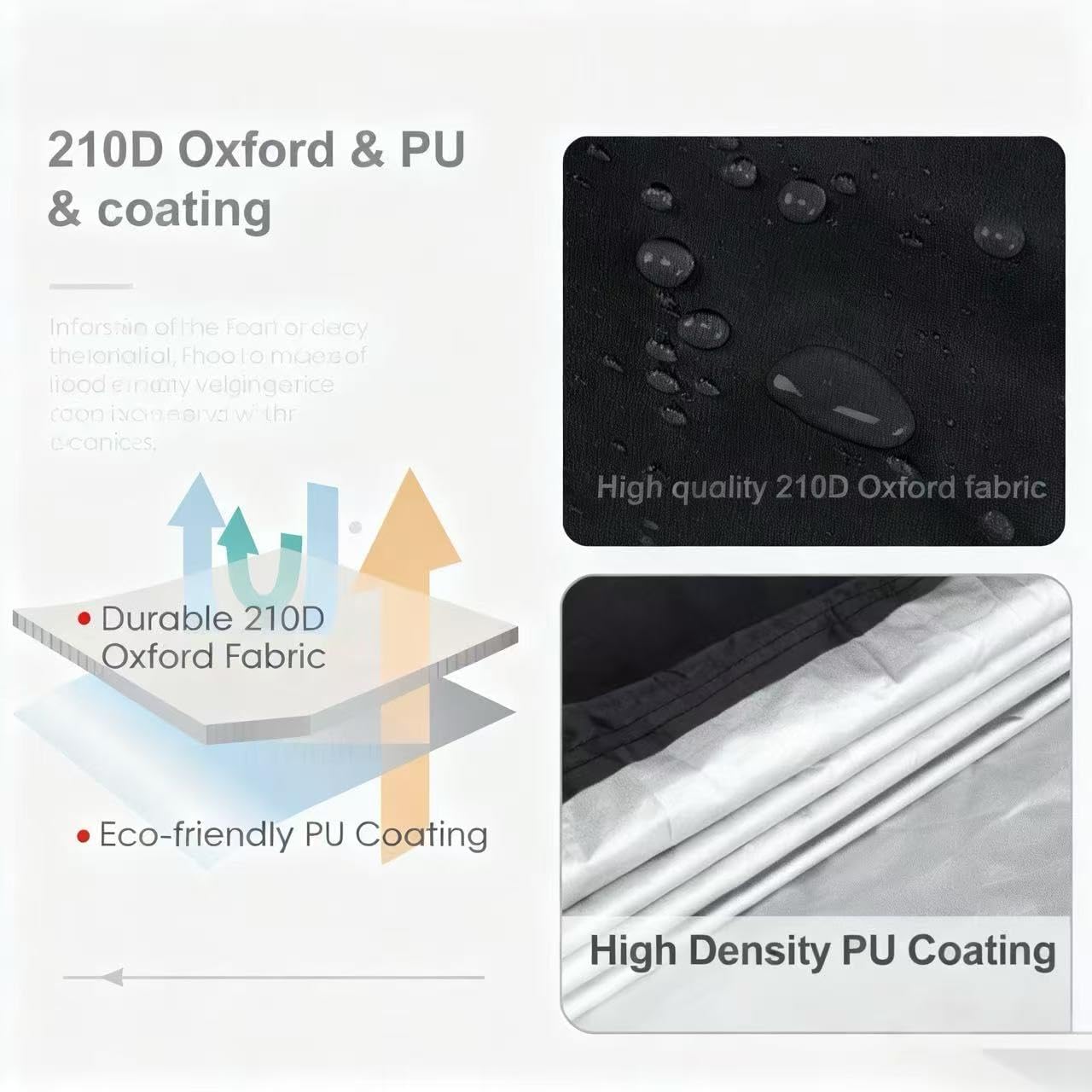 Motorcycle Cover All Season,Universal Weather Quality Waterproof Sun Outdoor Protection Scooter Shelter Tear Proof