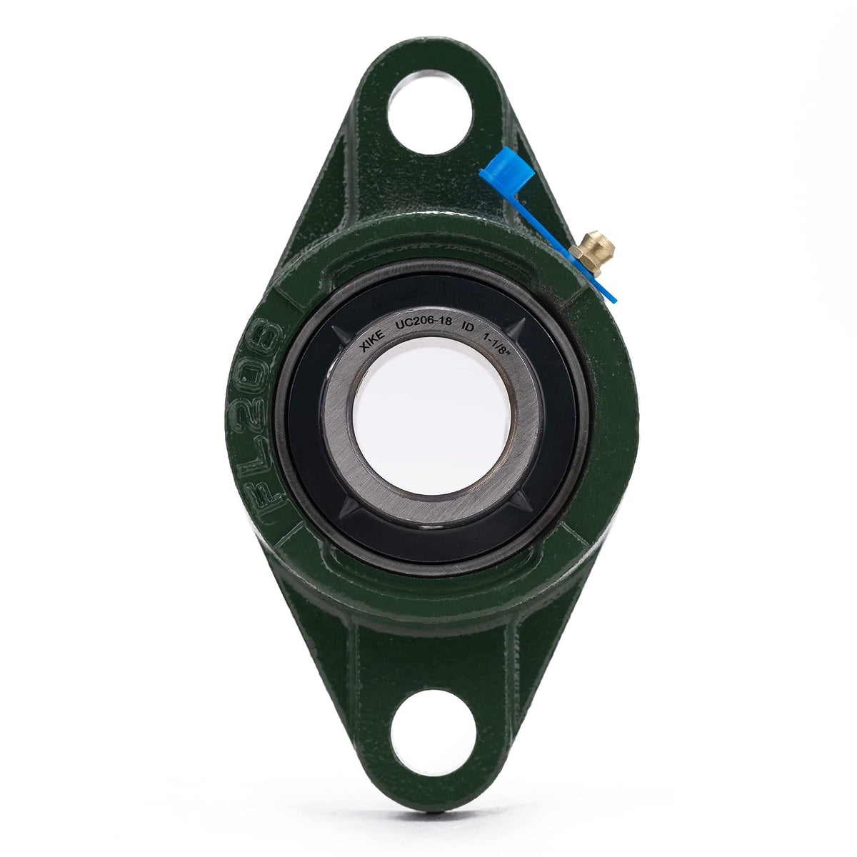 XIKE 2 Pcs UCFL206-18 Bore 1-1/8" Pillow Block Flange Mounted Ball Bearings.