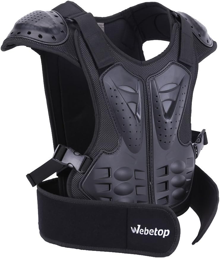 Kids Dirt Bike Chest Protector Motocross Adjustable Youth Chest Protector Shock-Resistant Dirt Bike Gear for ATV
