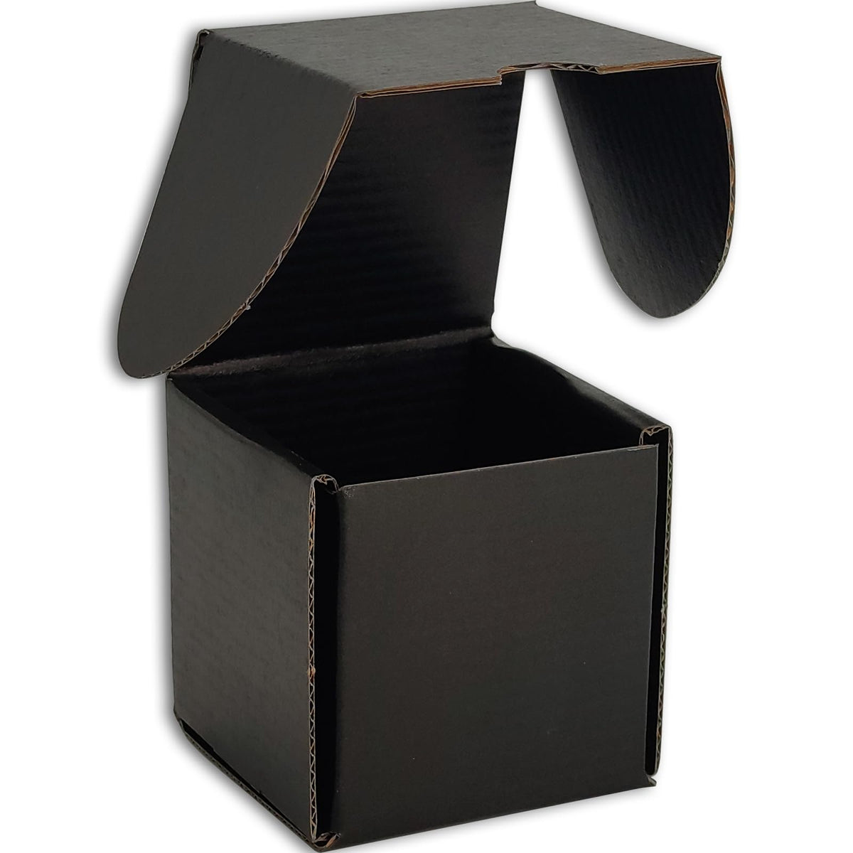 5x5x5 Shipping Boxes Set of 30, Black Mailer Corrugated Cardboard Box