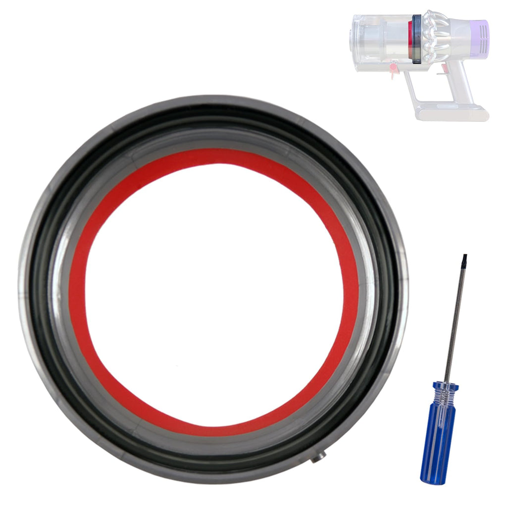 HEDONLEE Dust Bin Top Fixed Sealing Ring Replacement for Dyson V10 SV12