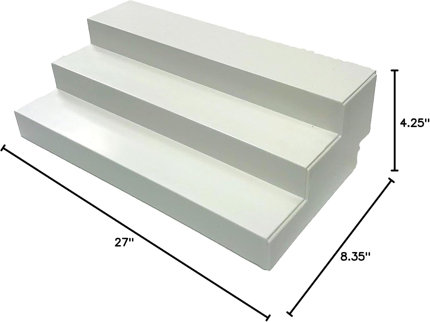 Dial Industries 3 Tier Adjustable Canned Goods Shelves for Kitchen Cabinet and Pantry Organization, Standard