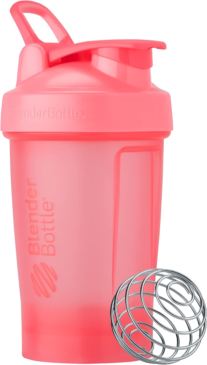Classic V2 Plastic Shaker Bottle 20 oz Light Pink