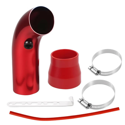 Cold Air Intake Pipe, 76mm 3 Inch Universal Performance Car Cold Air Intake Turbo Filter Aluminum Automotive Air