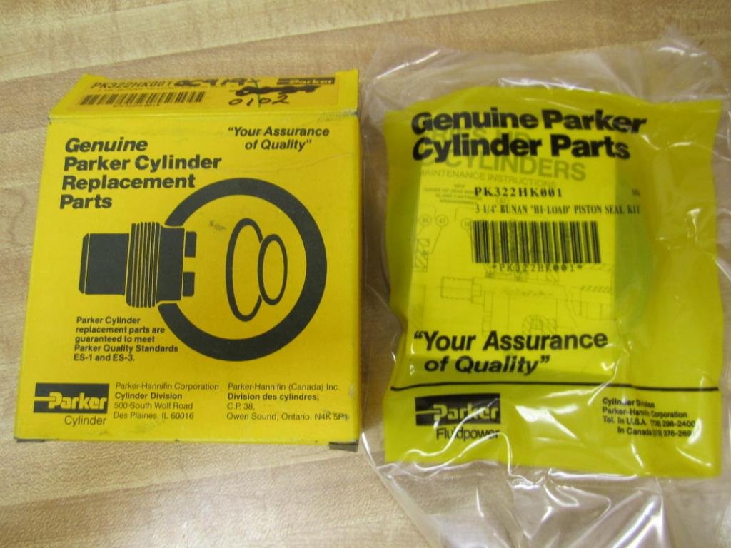 Parker 2H 3-1/4" Buna-N Piston Seal Kit, PK322HK001