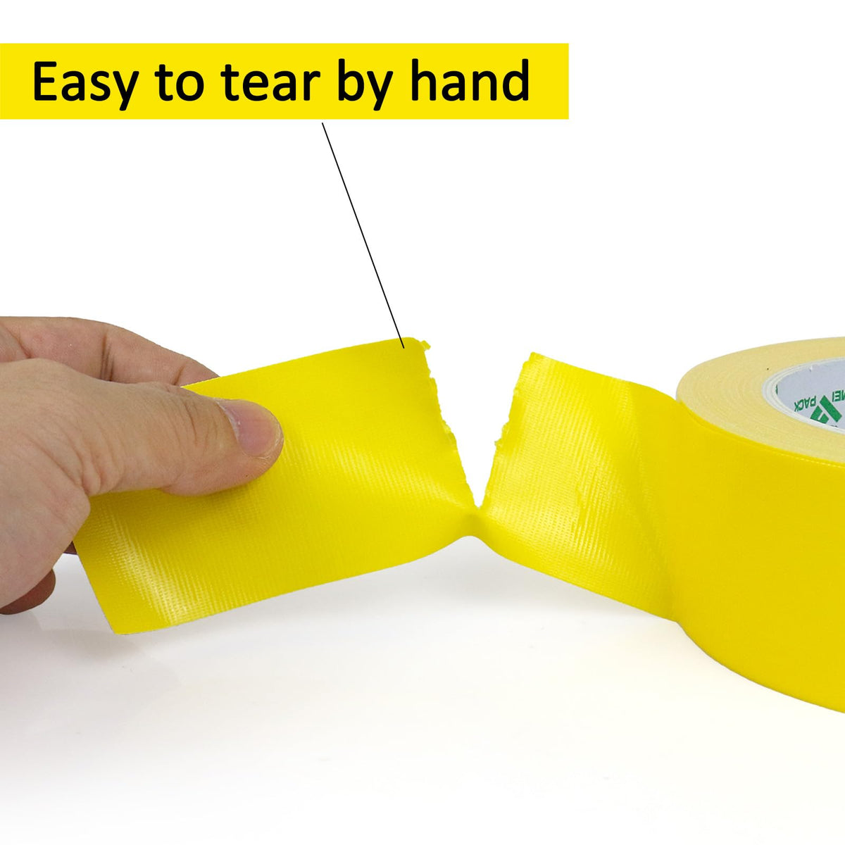 4-Pack Duct Tape Heavy Duty Yellow, 35 Yards x 2 Inch