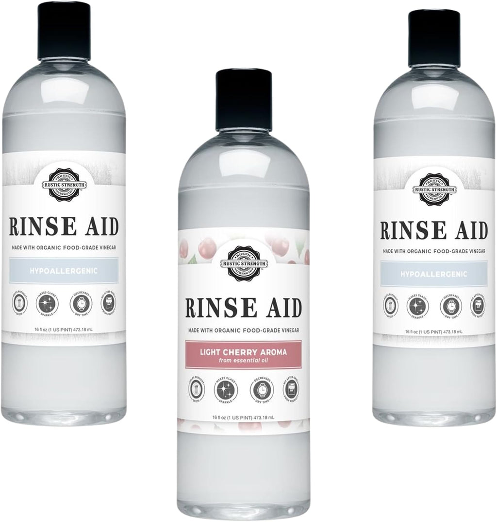 Unscented Rinse Aid for Automatic Dishwashers, 16 oz