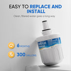 RWF1100A Water Filter Replacement for Samsung DA29-00003G, 2 Pack