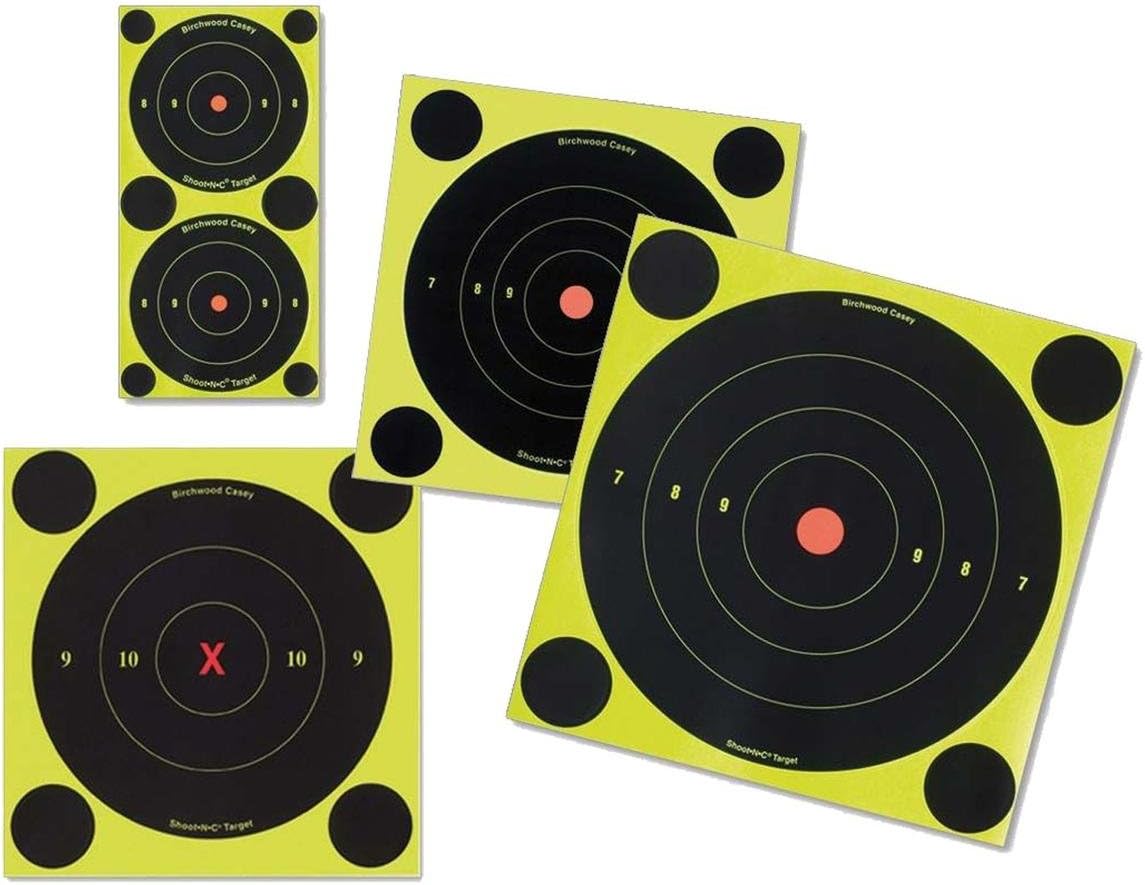 Shoot•N•C 17.25" Bullseye Paper Shooting Target