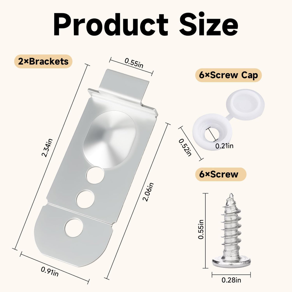 Dishwasher Installation Bracket Kit 2PCS Dishwasher Mounting Clips Compatible with Samsung DW80M DW80R DW80B Series DW80B7070US DW80M9550UG DW80R7060US/AA Replace#: DD98-01051C