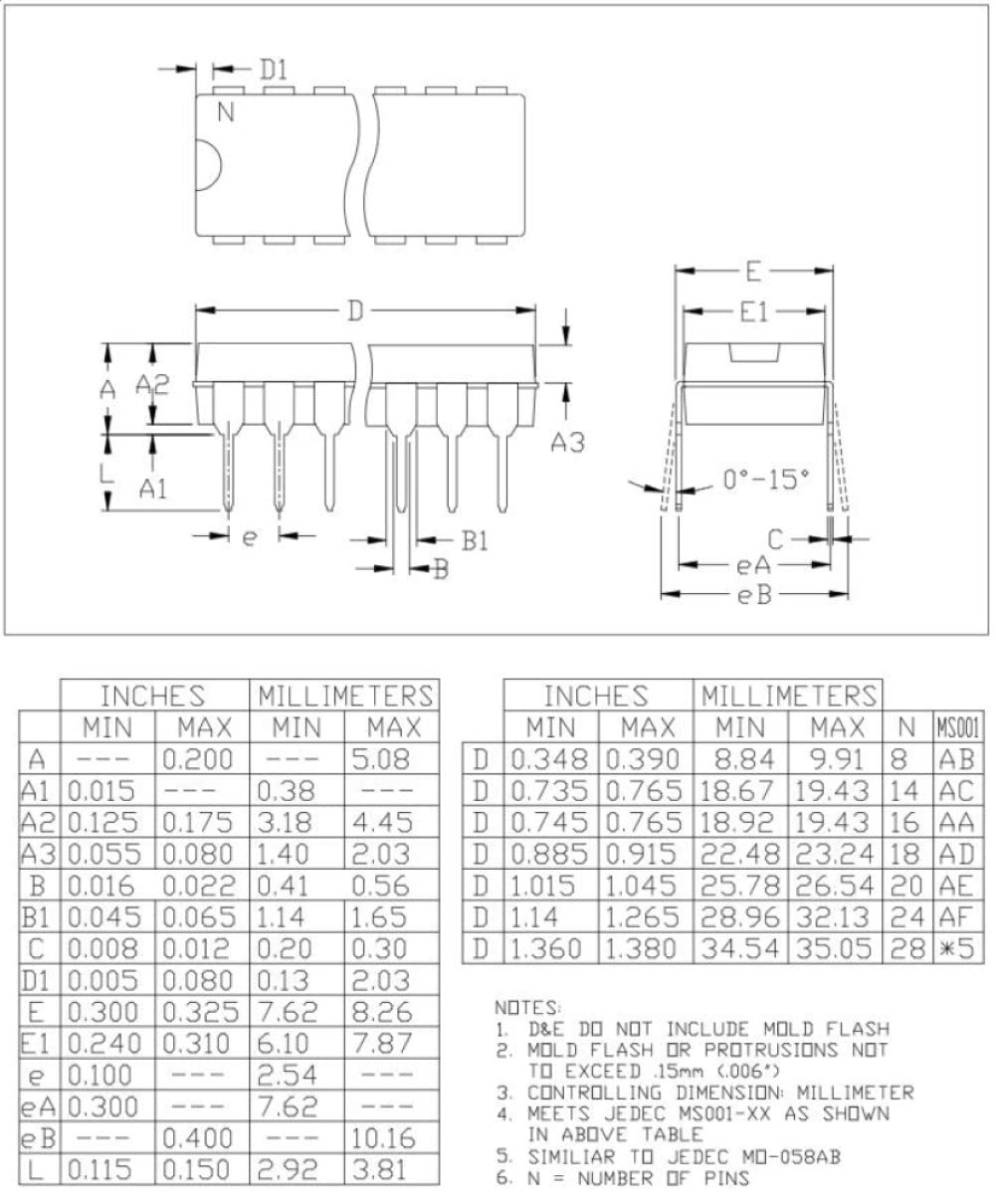 5pcs MAX7219CNG MAX7219 8-Digit LED Display Drivers,DIP-24.