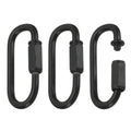 MECCANIXITY Chain Connectors 5mm Thick Black 3Pack