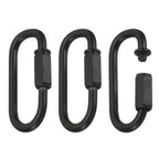 MECCANIXITY Chain Connectors 5mm Thick Black 3Pack
