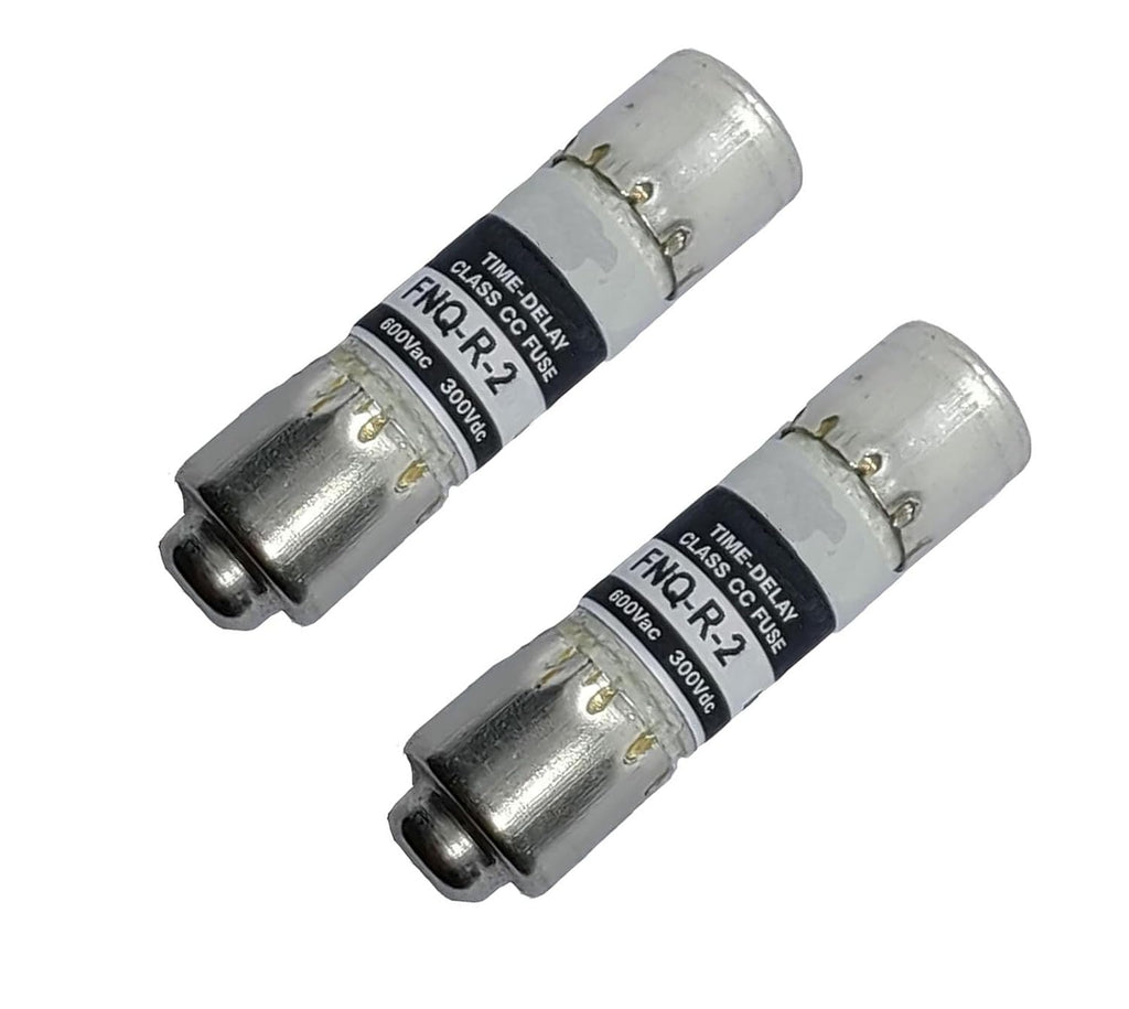 2 Pcs FNQ-R-2 FNQR2 (2 Amp) 600Vac Time Delay Fuse