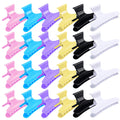 Butterfly Hair Clips, Hair Claw Clips Clamps for Women, Large Hair Clips for Medium Thickness Fine Hair, 24 Pack 4 X6