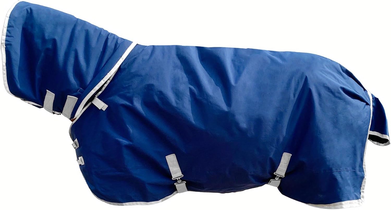 1200D Oxford Warm-Keep Horses Turnout Blanket with Detachable Neck Cover，Heavy Weight Winter Turnout ，Horse Care