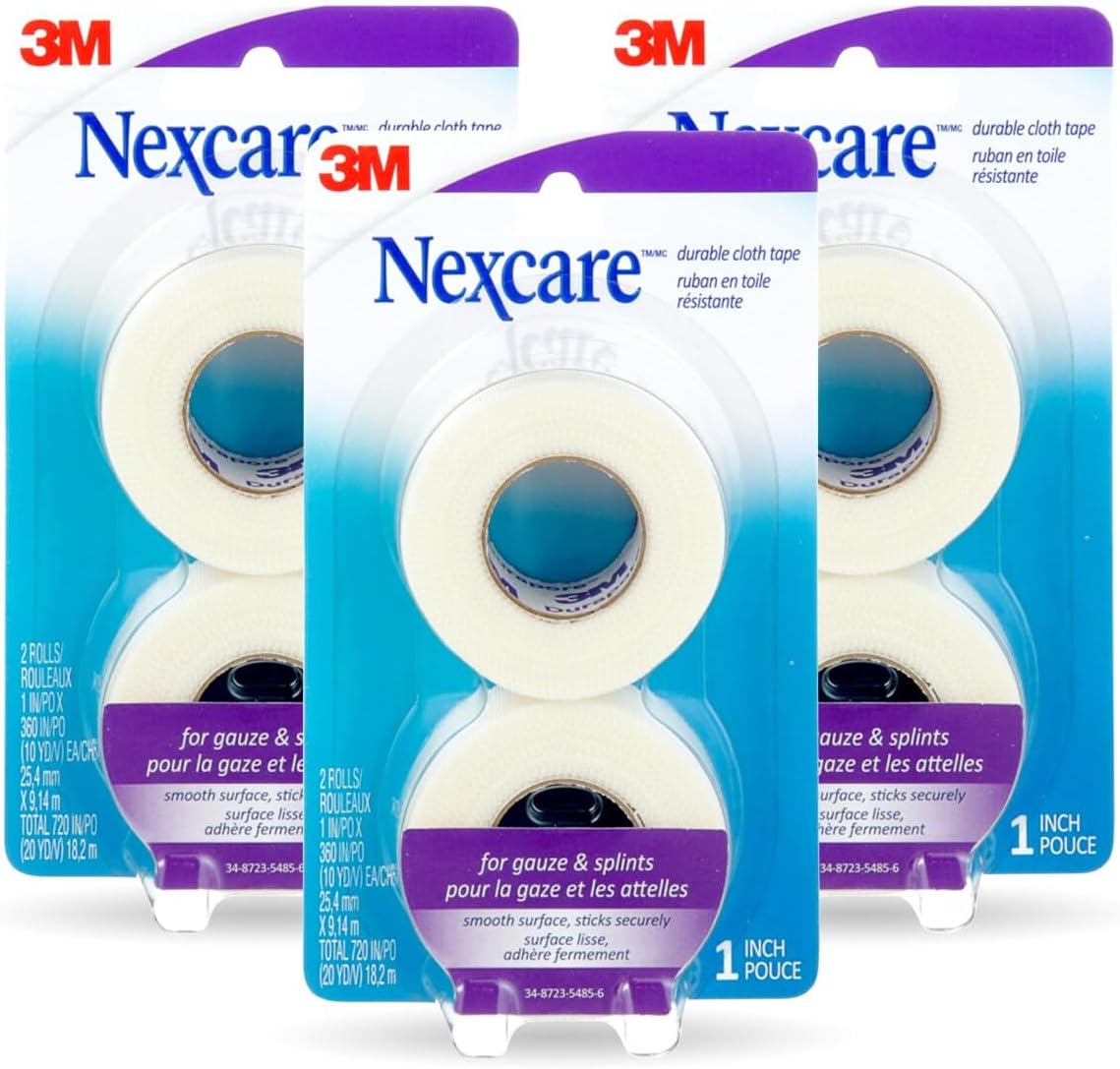 Durapore Durable Cloth Tape 1 in x 10 yds, 6 Rolls