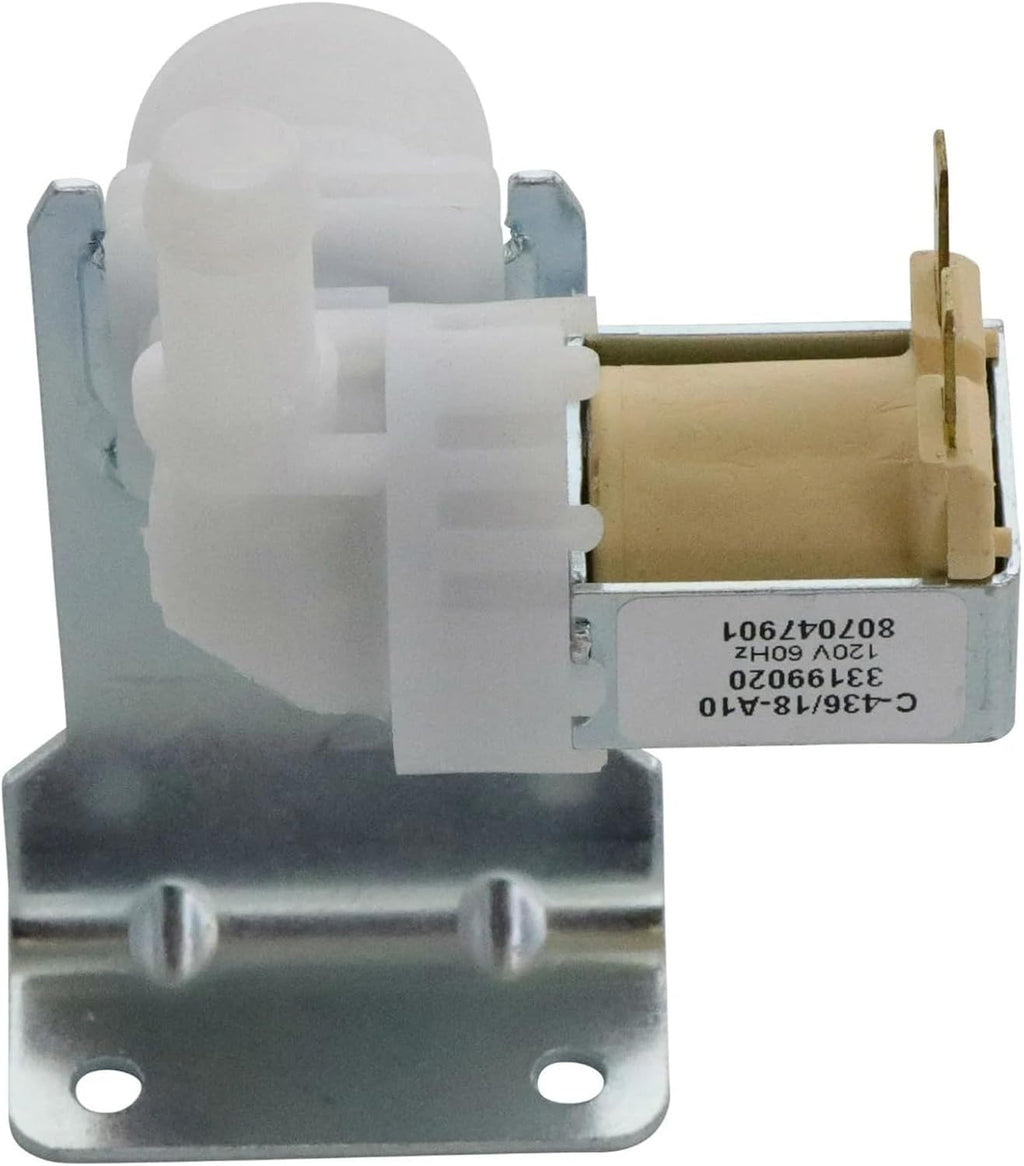 Dishwasher Water Inlet Valve Fit for Frigidaire FGBD2445NF2A FGBD2445NF4A FGBD2445NF5A FGBD2445NF6A FGBD2445NF7A FGID2466QF0A FGID2466QB0A FGID2466QB1A FGID2466QB2A FGID2466QB3A FFCD2413US2A