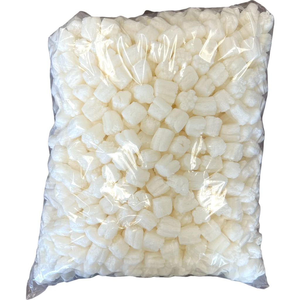 ! Brand FunPak MiniPack Plant Based Biodegradable Packing Peanuts, 0.60 cu ft Bag, Compostable (Puffy Clouds)