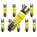 10Pcs LP‑CC‑20 Replacement Fuse 20A 600V AC Class CC Time Delay