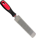T12 Carbon Steel Horse Hoof Rasp - 8", 14" Professional Farrier Tool with Non-Slip Rubber Handle for