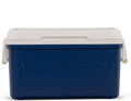 48 Quart /45L Hard Sided Insulated Ice Cooler Chest Navy Ultratherm Foam Cool Riser Base Swing Handles Hold 76 Cans