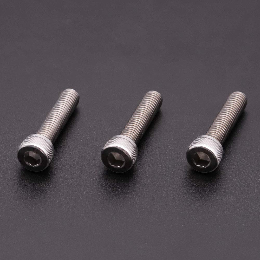 #8-32 x 3/4" Stainless Socket Head Cap Screws, 304 Stainless Steel 18-8, Allen Hex Drive, Full Thread Coverage, 50 Pack