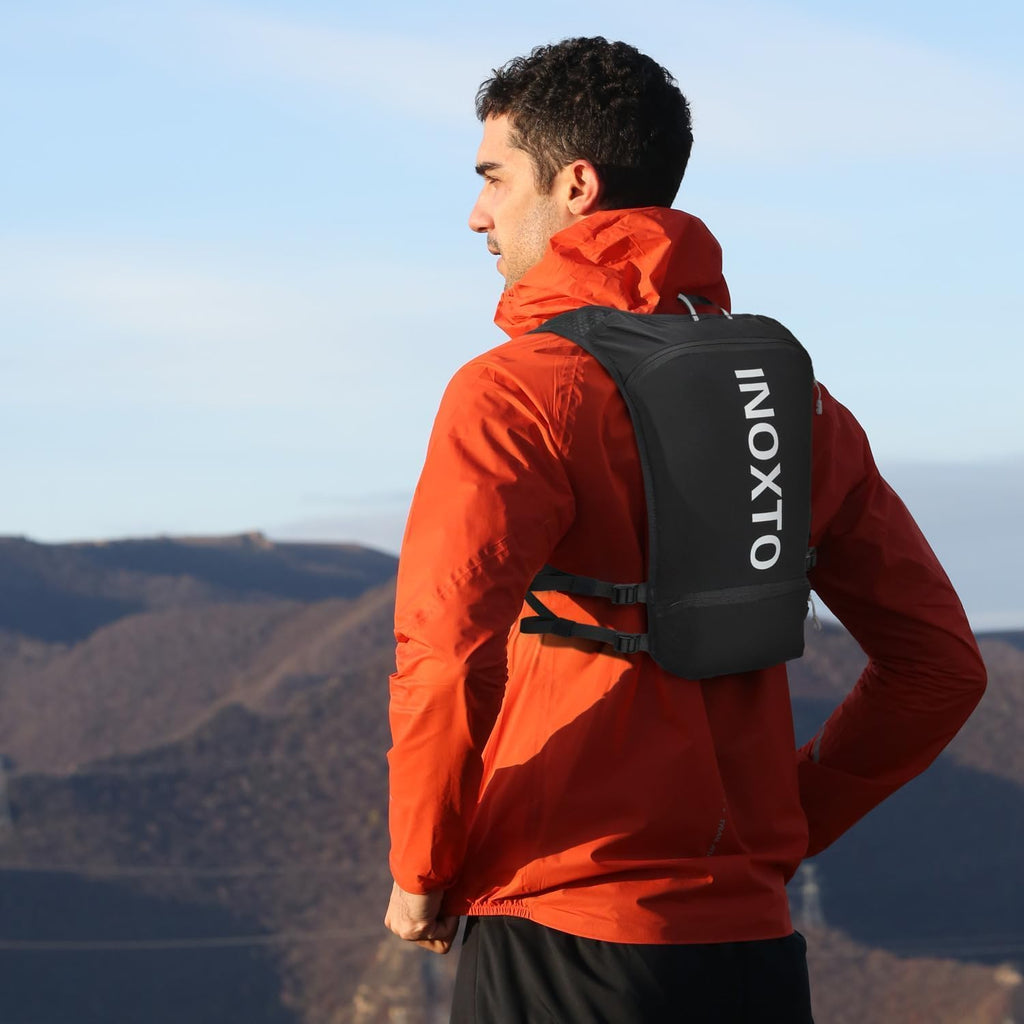 INOXTO Running Hydration Vest ,Lightweight Insulated Pack with 250ml Soft Flask Daypack for Hiking Trail Running