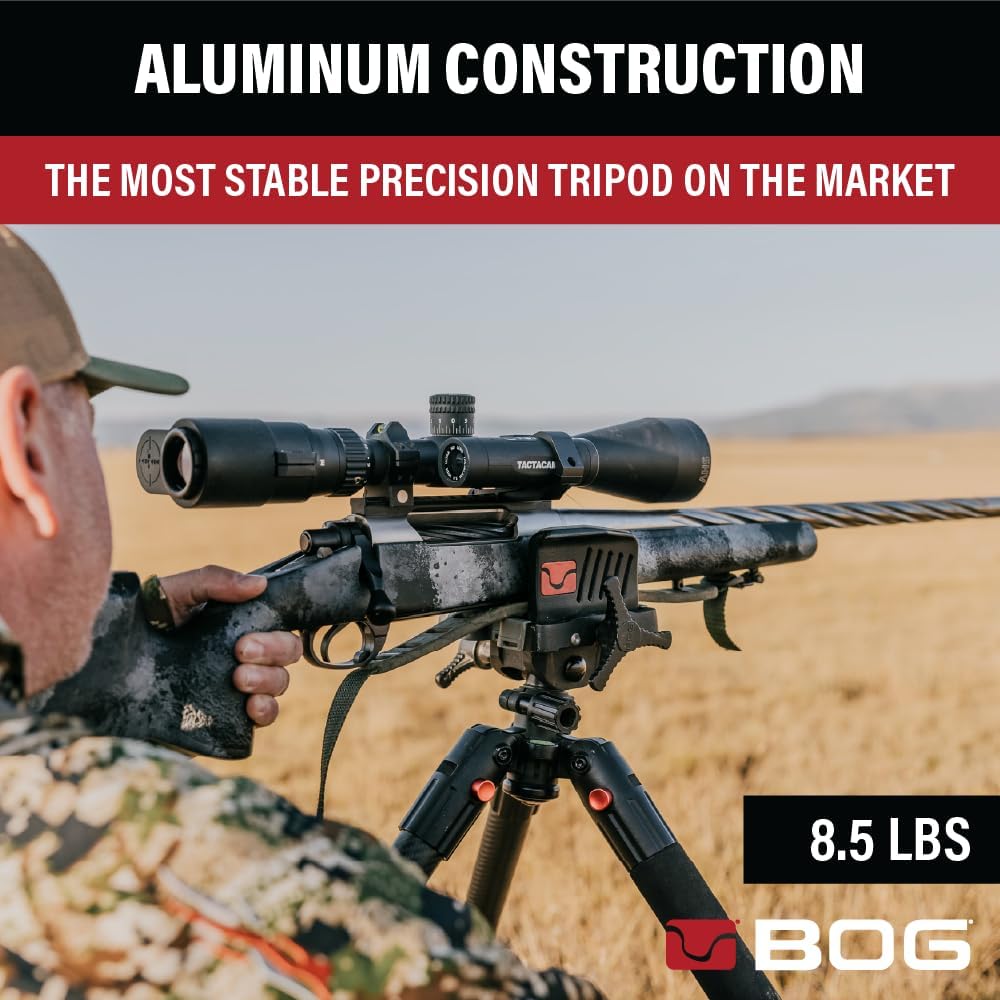 DeathGrip Hunting Tripod, 7"-59", Lightweight, Gun Clamp, Shooting Rest
