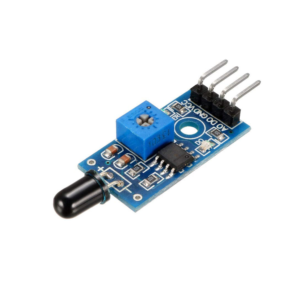 uxcell IR Flame Sensor Module Detector 4 Pin Temperature Detecting for