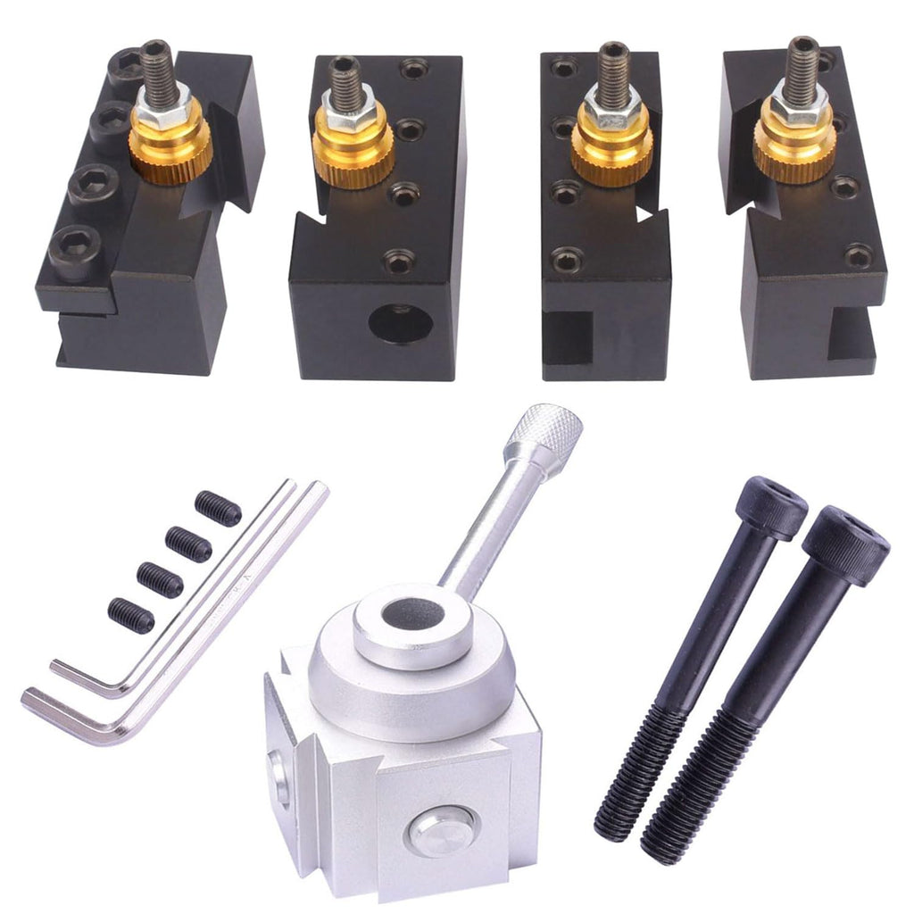 120034 Tool Post & Lathe Tool Holder & Axa Tool Holder for Mini Lathe