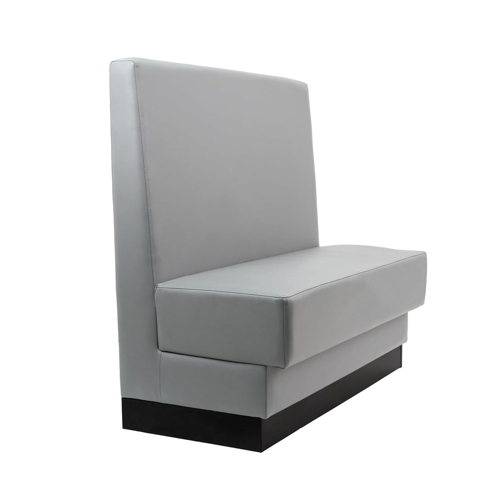 FDP Pro Series Single-Sided Restaurant Booth - Dark Gray, 15425-DG