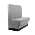 FDP Pro Series Single-Sided Restaurant Booth - Dark Gray, 15425-DG