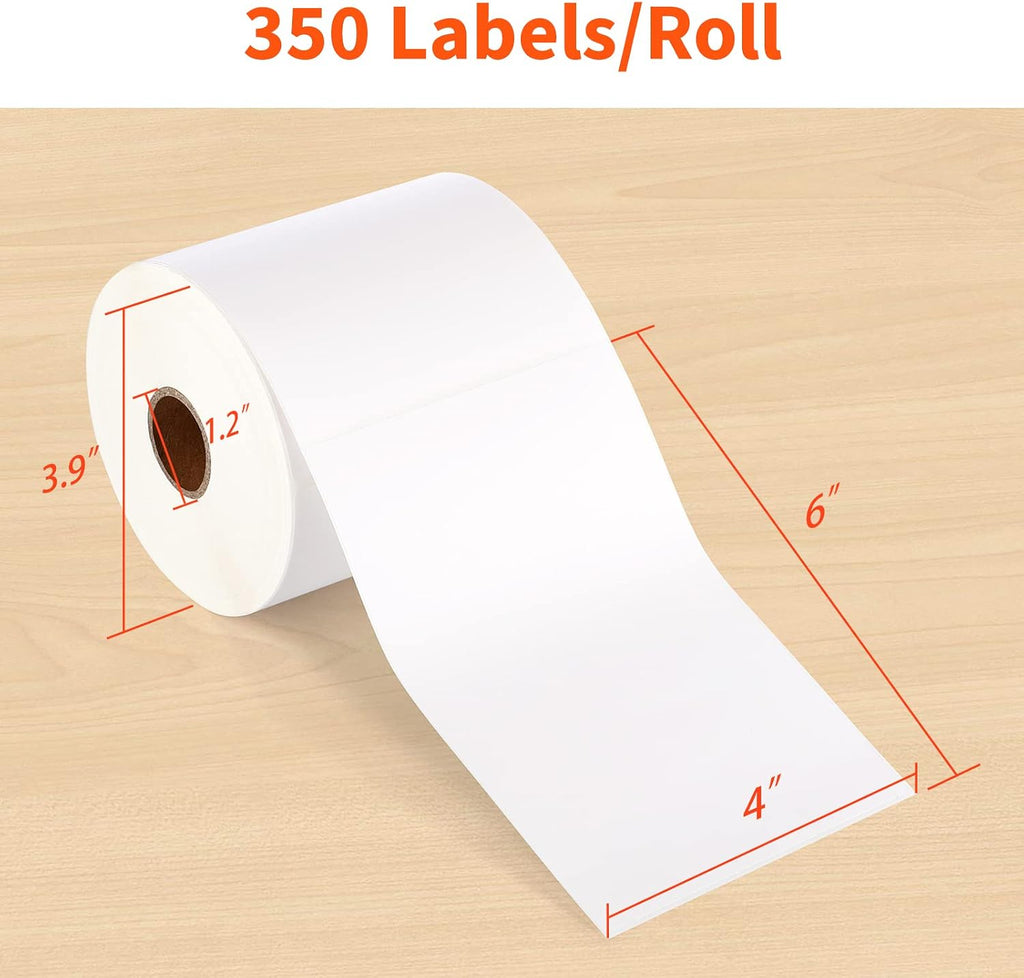 Direct Thermal Shipping Label, 4x6-350 Labels, Commercial Grade