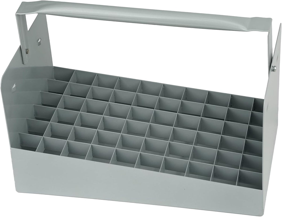 Steel Nipple Caddy, 60-Slot 3/4" Pipe Nipple Storage Tray