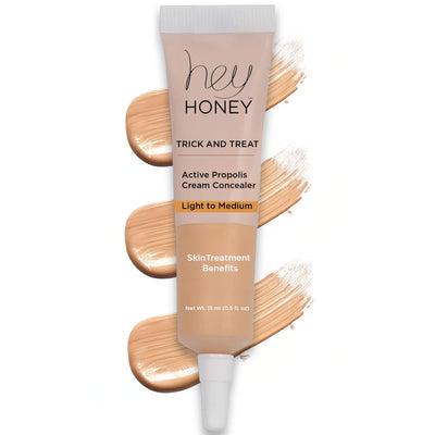 Skincare Trick & Treat Active Honey & Propolis Full-Coverage Concealer | for Rosacea, Acne & Blemishes, Dark Spots