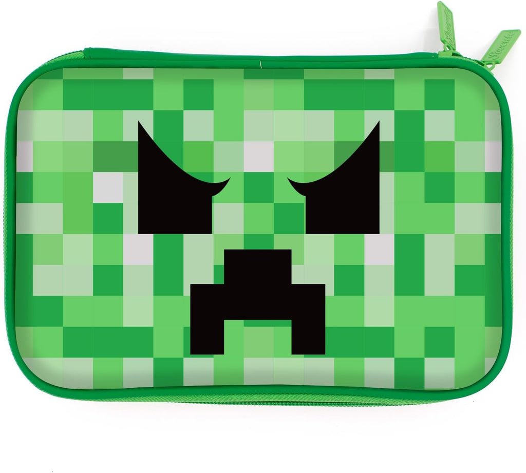 Green Pencil Case Boys Cute School Supply Organizer Cool Pen Box Holder Bag with Zipper for Kids