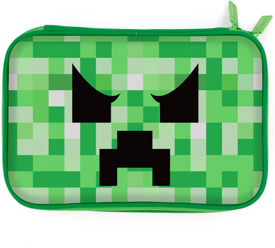 Green Pencil Case Boys Cute School Supply Organizer Cool Pen Box Holder Bag with Zipper for Kids