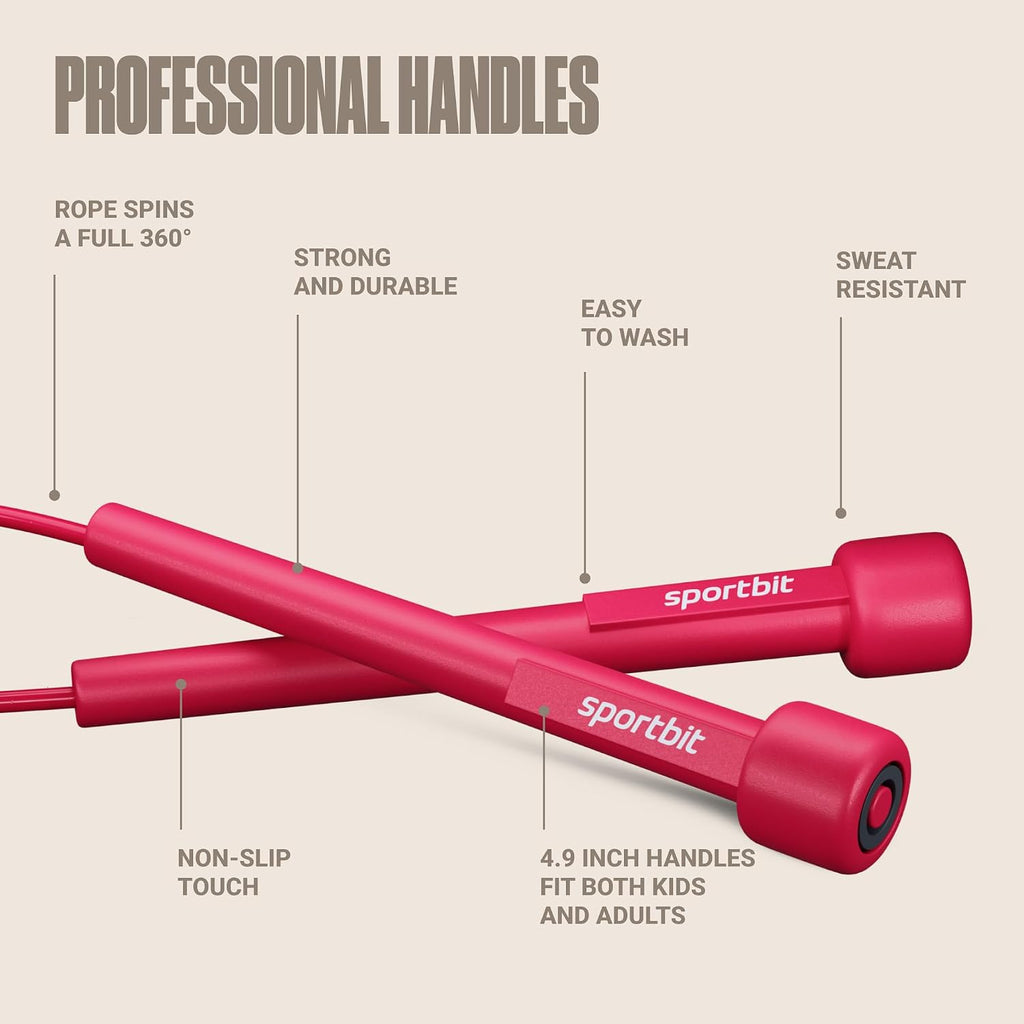 Adjustable Jump Rope for Fitness and Exercise | Fitness and Exercise, Cardio, Boxing, and Weight Loss, Speed Rope