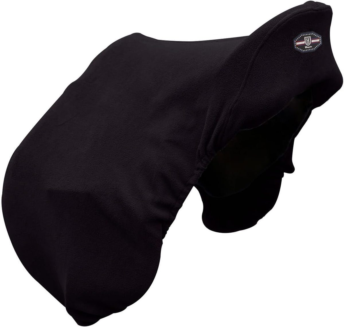 Fleece Horse Saddle Cover for Drassage Horse Saddle-Black