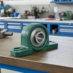 UCP208-24 Solid Base Pillow Block Bearing, 1-1/2" ID