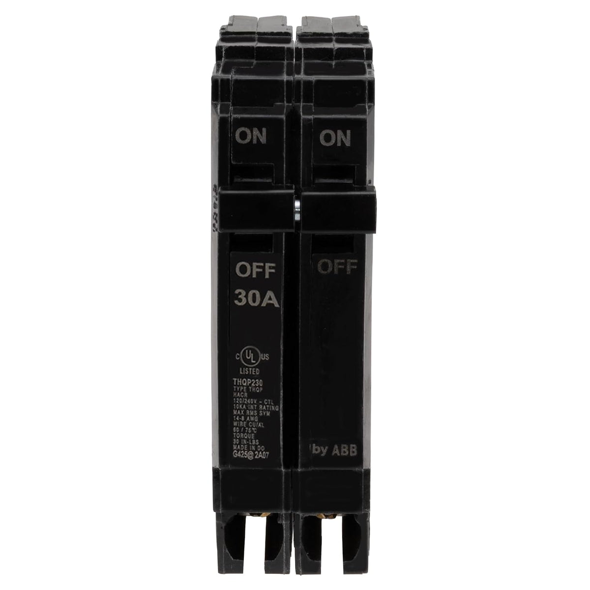 RecPro 2 Pole 30 Amp Circuit Breaker for RV, GE Equivalent
