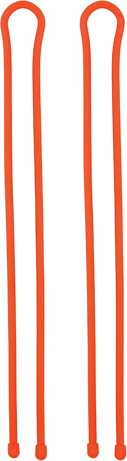 Inc. GT32-31-2R3 Nite Ize Original Gear, Reusable Rubber, 32 Inch, 2-Pack, Bright Orange, Made in the USA Twist Tie