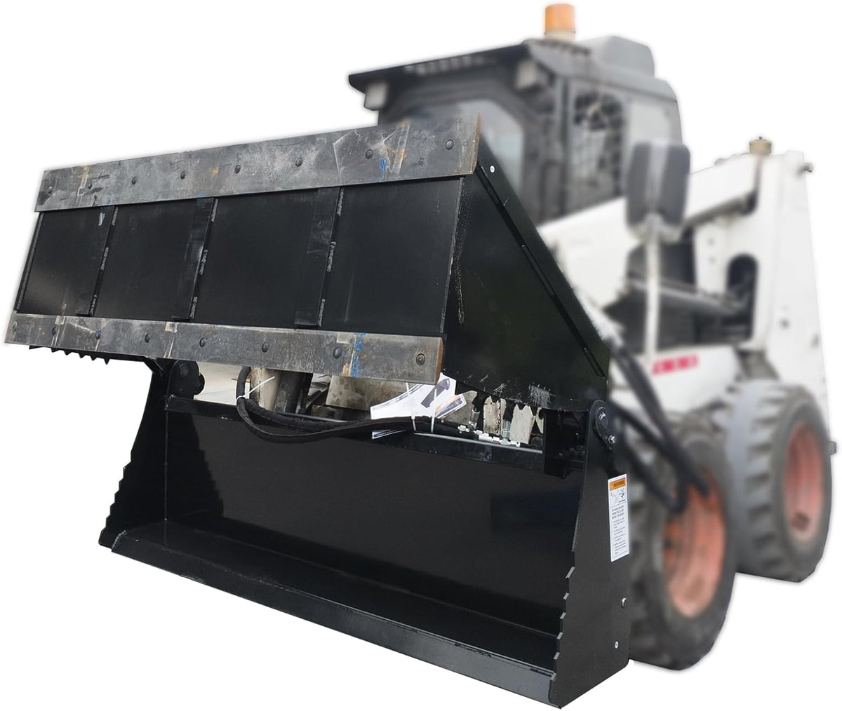 4‑in‑1 Skid Steer Bucket 72" Feeding Width Multi‑Purpose Grapple Bucket | Heavy‑Duty Attachment for Skid Steer &