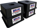 Square Trailer Jack Blocks 4-Pack, USA-Made Heavy Duty RV Leveling Blocks, Stabilizing Jack Pads for Camper, 5th
