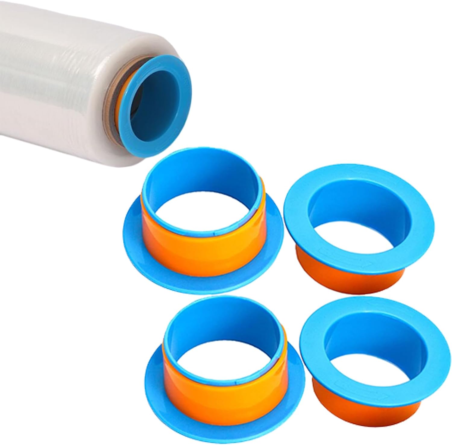 2 Pairs Stretch Wrap Dispenser, Shrink Wrap Handle, Wrap Holder