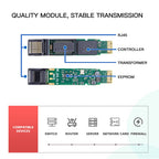 ipolex Gigabit SFP to RJ45 Copper Transceiver 1000Base-T, 1.25G SFP-T Copper SFP Module, for Ubiquiti UniFi UF-RJ45-1G/UACC-CM-RJ45-1G, Cisco, Mikrotik, Netgear, TP-Link, and More(CAT5e/6,100m)