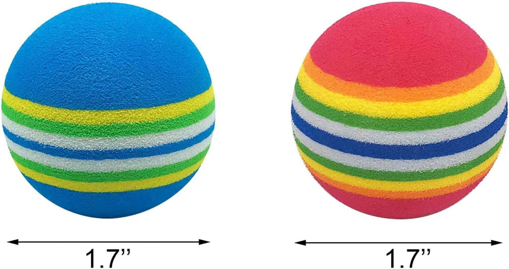 20pcs Practice Golf Balls Golf Training Balls Garden Soft Foam Elastic Golf Balls for Indoor/Outdoor Golf Practice