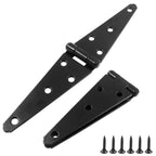 4Pcs Strap Hinge Shed Door Hinges, 5 Inch Heavy Duty Gate Hinges