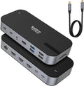 Selore 3 HDMI Docking Station Triple Monitor Docking Station 3 Monitors | USB C Dock, Triple HDMI, Triple 4K Display
